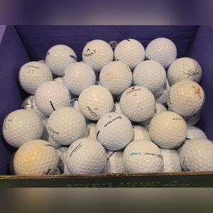 42 White Golf Balls. Various Brands. Free Shipping.
